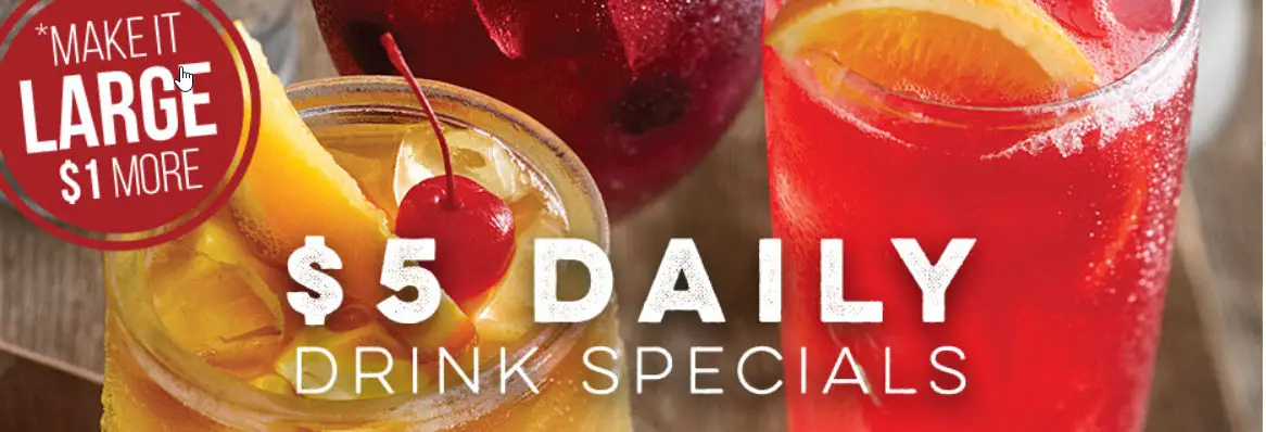 Ruby Tuesday 5 Drink Specials EatDrinkDeals