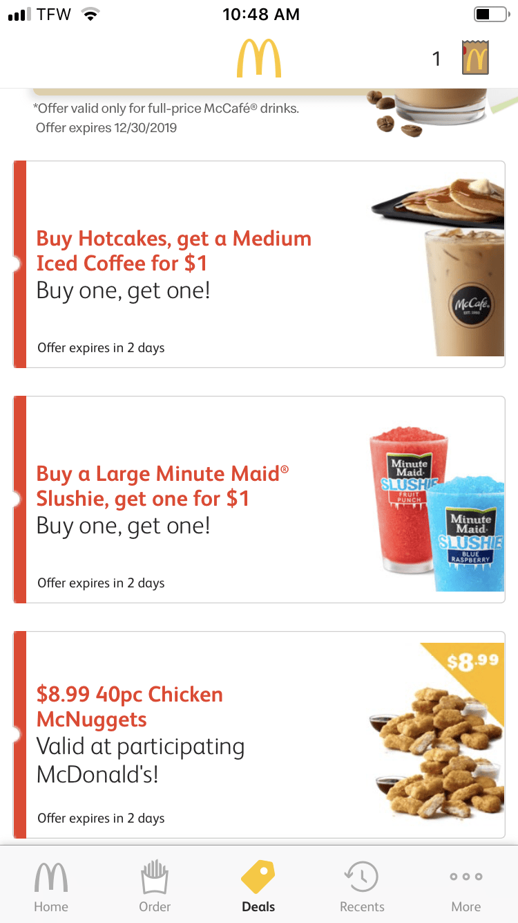 McDonald's App Review - EatDrinkDeals