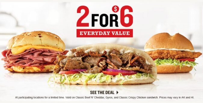 Arby's Menu Deals and Promotions | EatDrinkDeals
