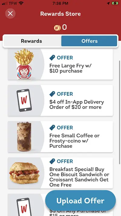 Wendy's App Coupons