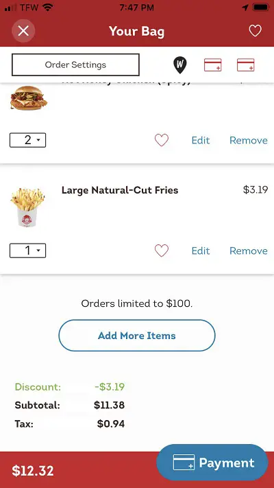 Wendy's App Coupons