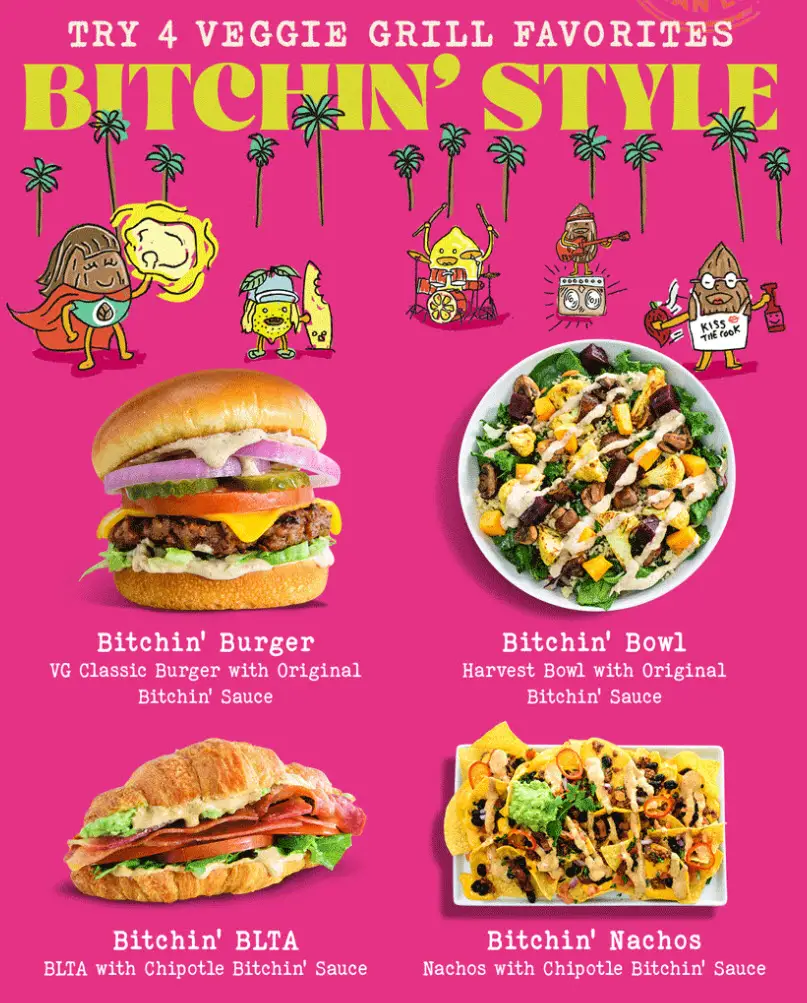 Veggie Grill Menu Specials And Promo Codes 5 Off