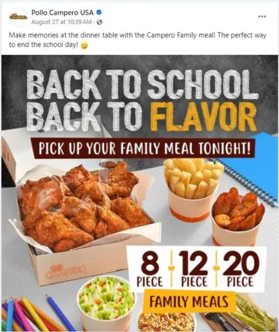 Pollo Campero specials