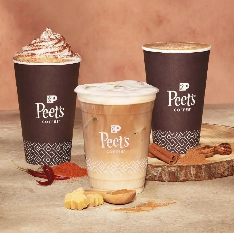 Peet's Coffee Fall Menu