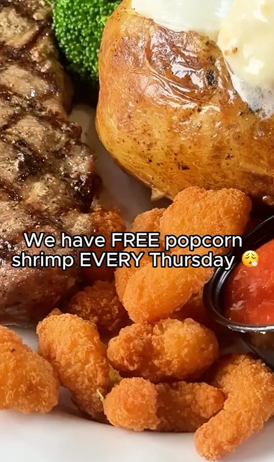 Logan's Roadhouse Free Popcorn Shrimp