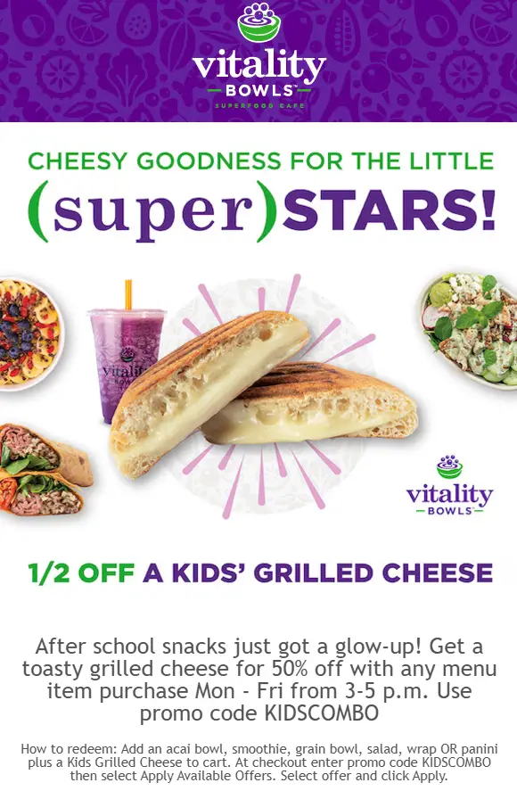 Vitality Bowls promo code