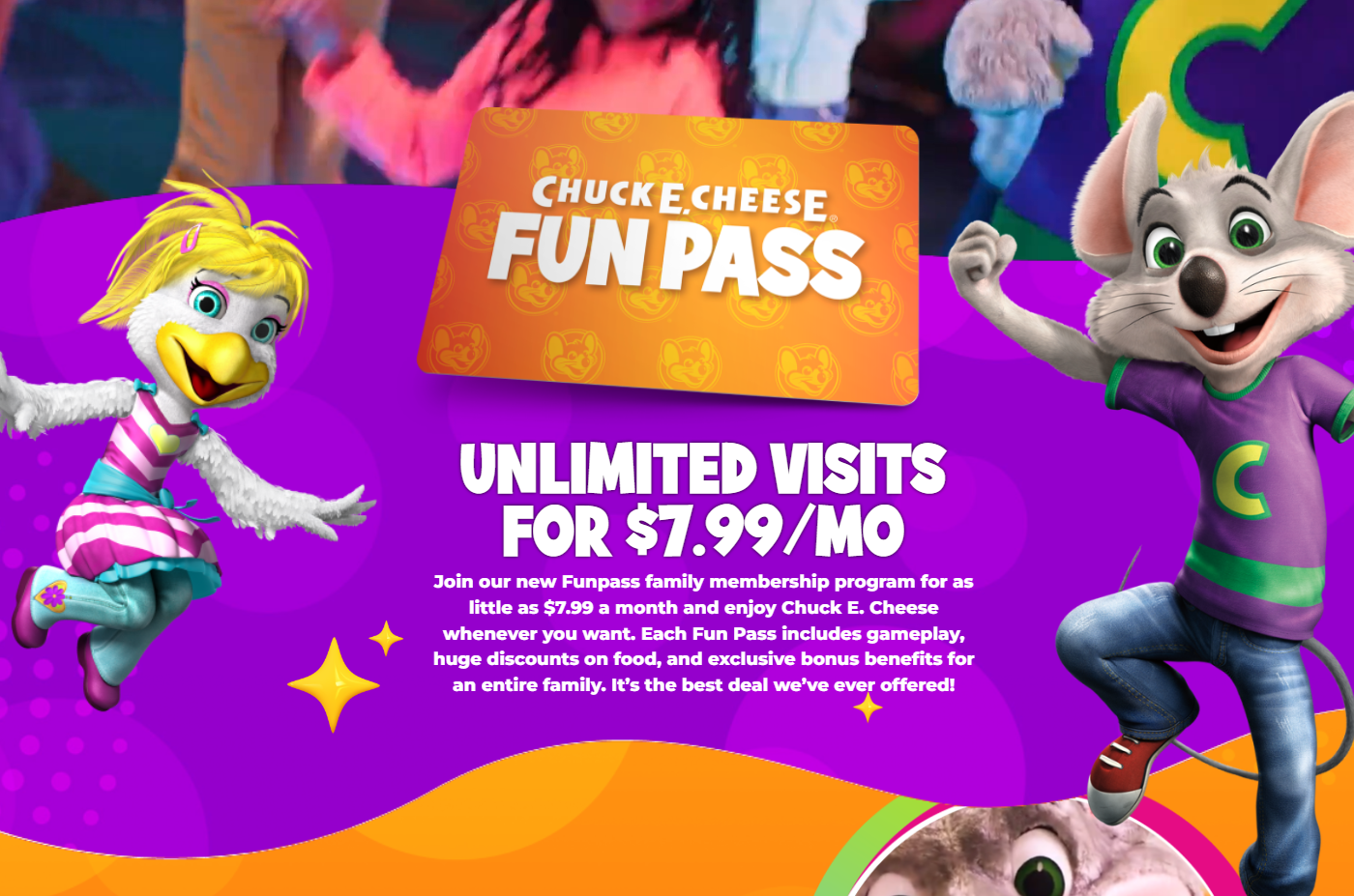 Chuck E. Cheese Fun Pass