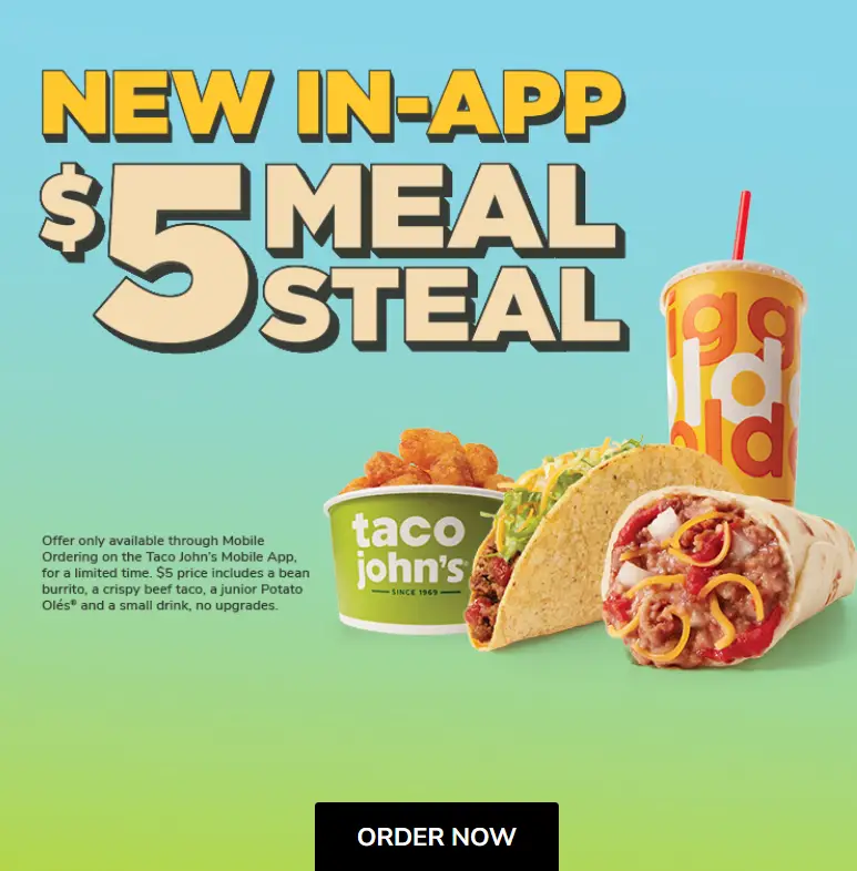 Taco John's $5 Meal Deal