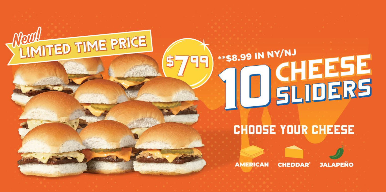 White Castle Cheese Sliders sack deal