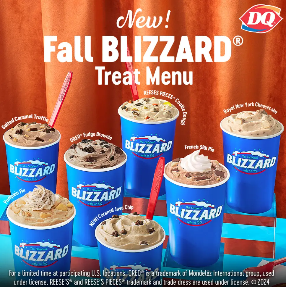 DQ Fall Blizzards