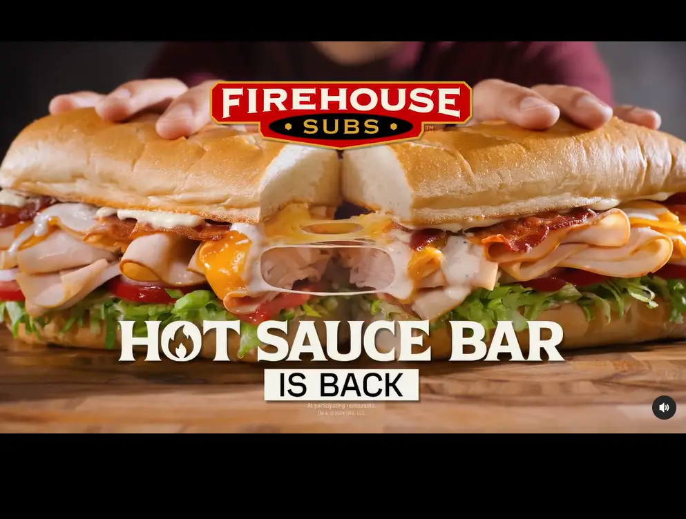 Firehouse Subs Hot Sauce Bar