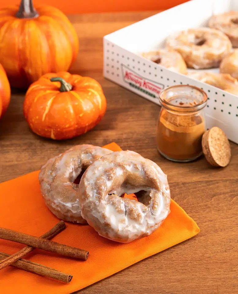 Krispy Kreme Pumpkin Spice Doughnuts