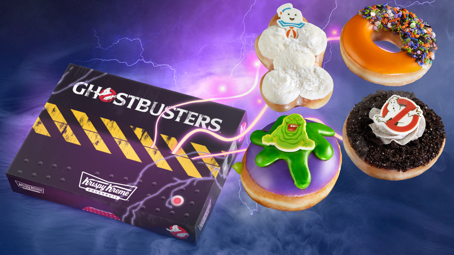 Krispy Kreme Ghostbusters doughnuts