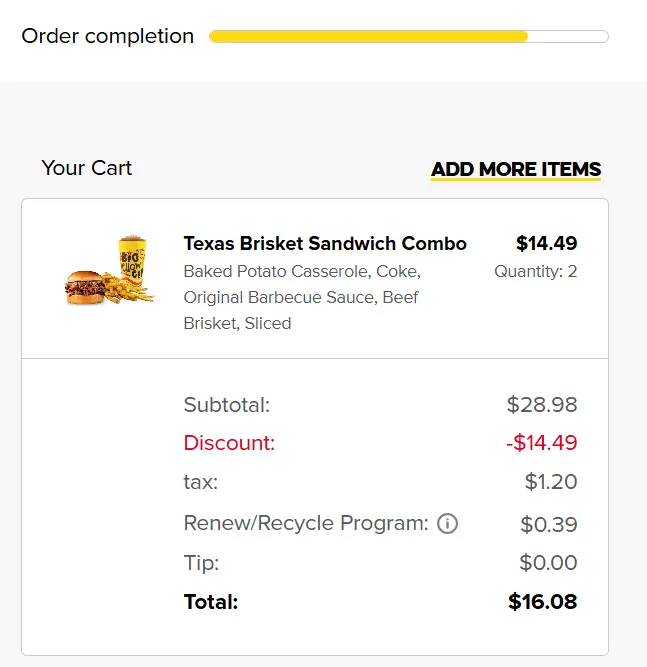 Dickey's BOGO Combos promo code