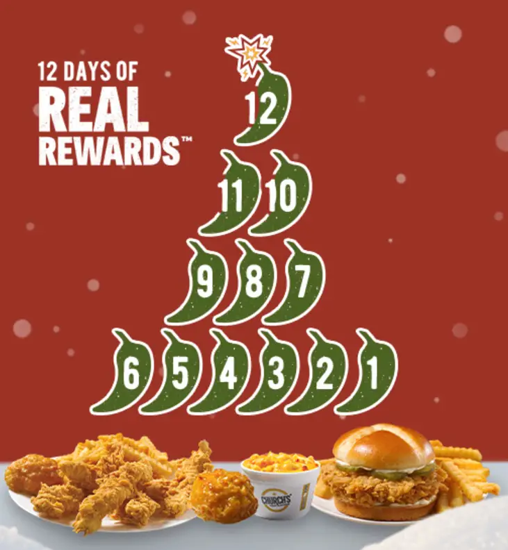 Church's Chicken 12 Days of Deals