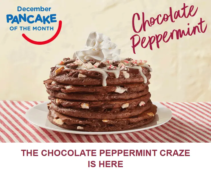 IHOP December pancake of the month