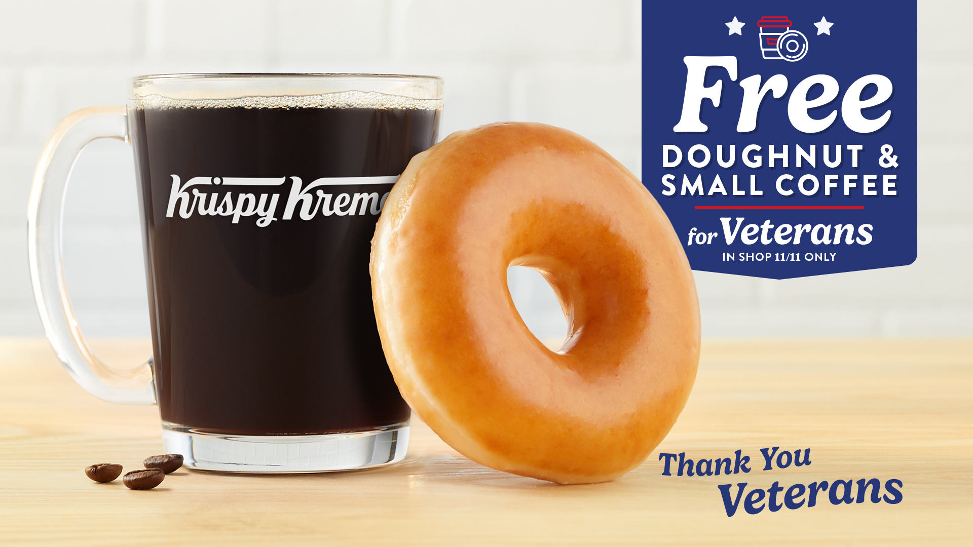 Krispy Kreme Veterans Day offer