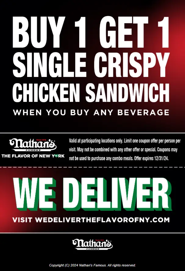 Nathan's Famous Coupon 2 