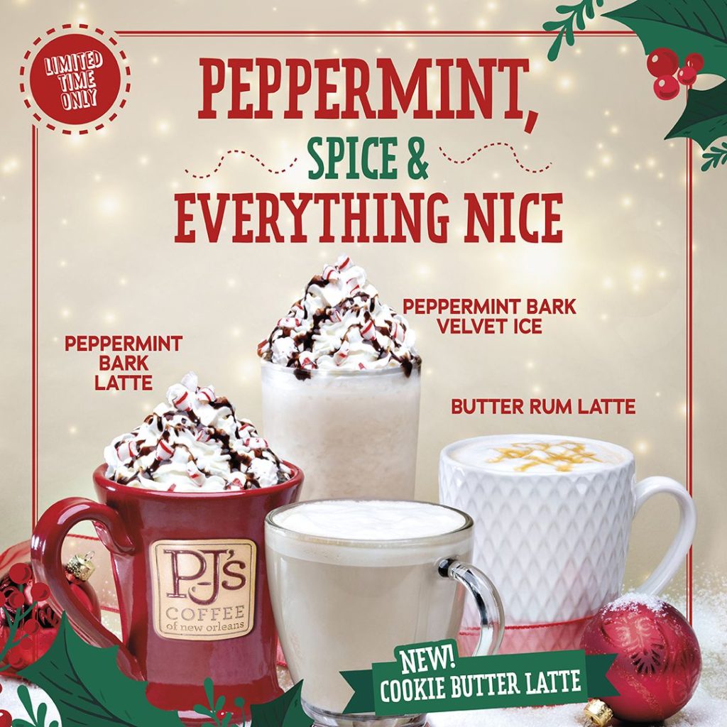 PJ's Coffee Specials: Holiday Menu - EatDrinkDeals