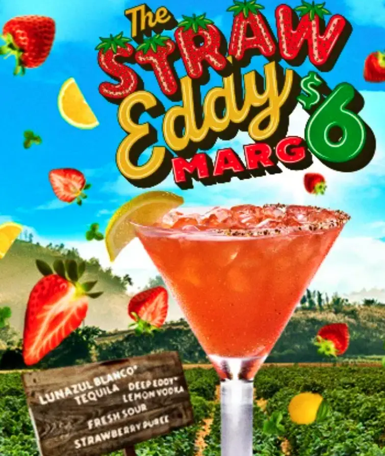 Chili's Margarita of the Month Straw Eddy